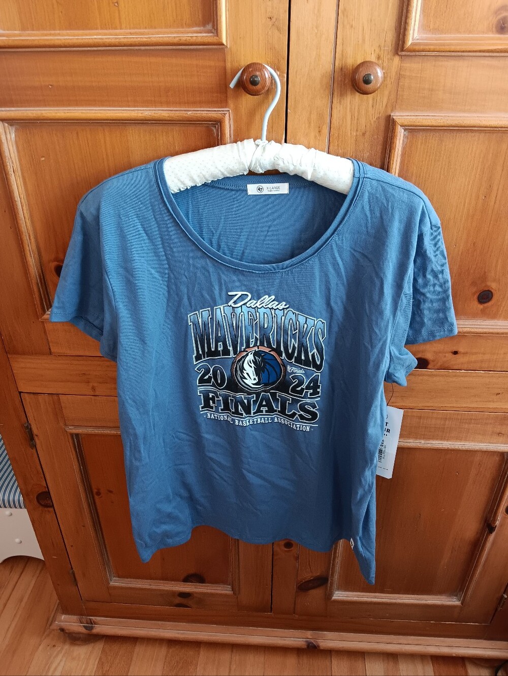 Dallas Mavericks 2024 Finals Blue Graphic Tee - Women's  New